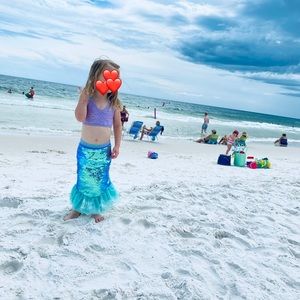 Little Mermaid - Ariel 3 Piece Swimsuit - 4T - Disney Swimsuit